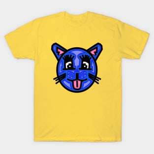 Female Blue Cat - Kitten T-Shirt